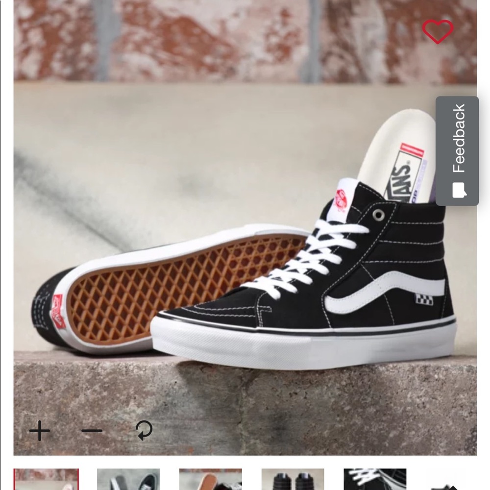Brand new unisex Vans sk8-HI shoes